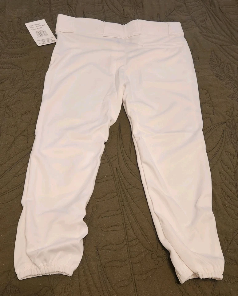 White Baseball pants Youth Size XL - Image 2 of 4