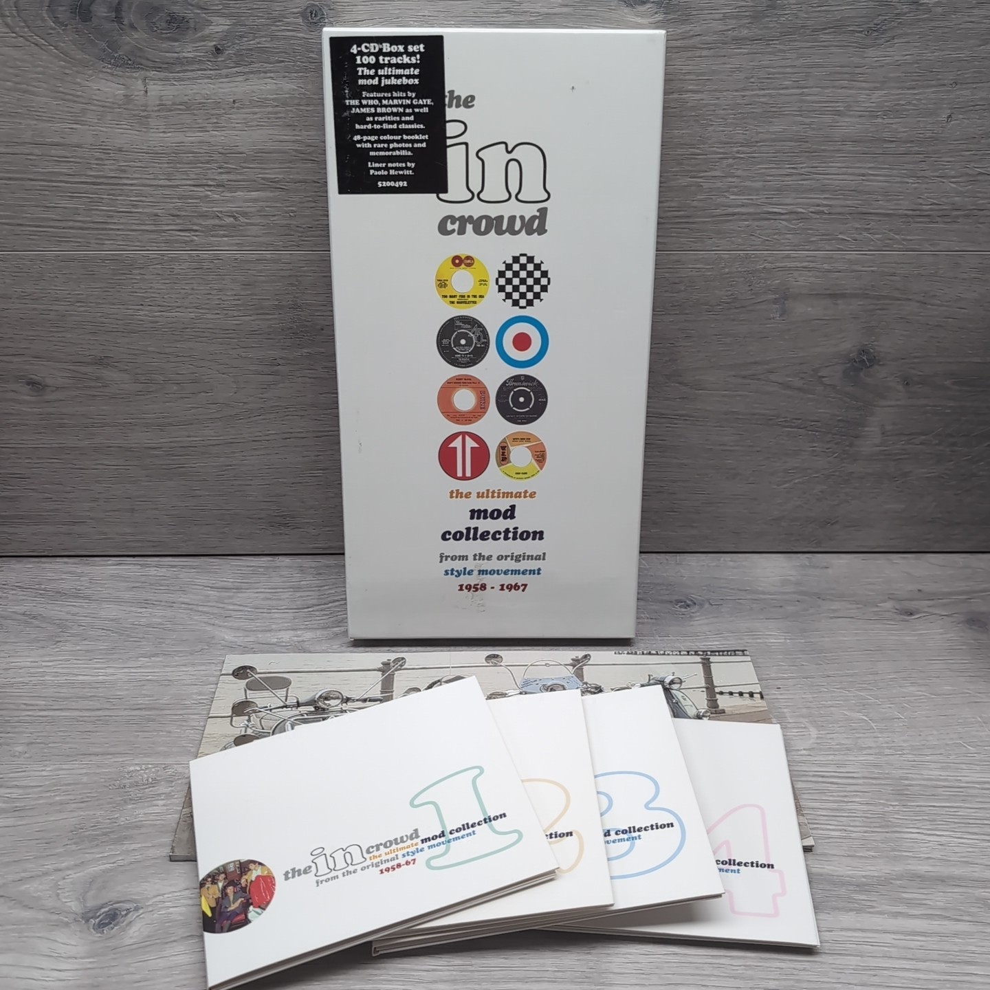 The In Crowd - Ultimate Mod Collection 1958-67 - 4CD Box Set - 2001 Universal VG