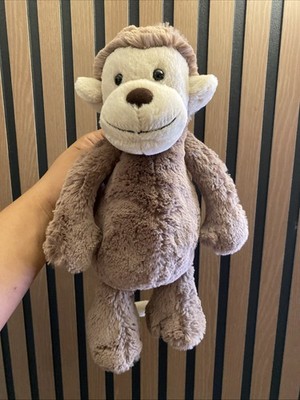 Jellycat Original Bashful Monkey - Medium 12'' Plush - Brand New with Tags