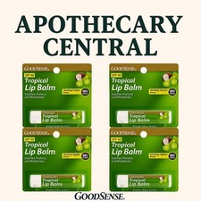 GoodSense Tropical Lip Balm SPF 45 β 4 Pack | 0.15 oz | Made in USA