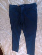 Travis Mathew Performance Golf Pants Mens Sz 32 Navy Straight Wicking Tech 32x32