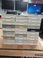 30X Retro Vintage Mix Epson Mitsumi Teac 3.5 1.44MB Floppy Disk Drive FDDs Fun