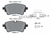 Bremsbelagsatz FÜR Audi A5 Sportback (F5A, F5F) - Textar 2626503