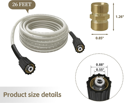 #ad Universal Pressure Washer Hose Replacement for Greenworks Power Washer Hose ... $31.96