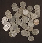 Roll of 50 - 1943-S Lincoln Steel Wheat Cents - F-XF+ Conditions w-Good Details