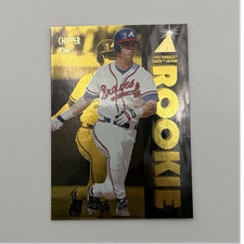 1995 Pinnacle Zenith Edition Chipper Jones Rookie #111 | Atlanta Braves