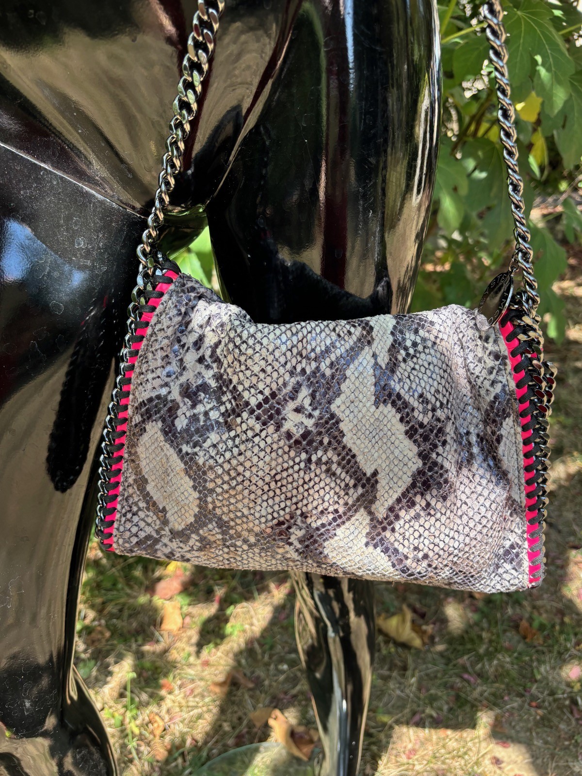 Falabella STELLA McCARTNEY Python Pattern 1 Chain… - image 4