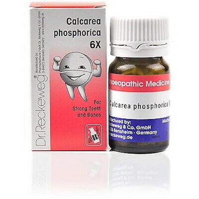 Dr Reckeweg Calcarea Phos 6X Homeopathic Tablets Pack of 3 FREE SHIPPING
