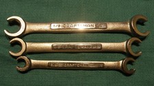 Craftsman 3 Pc. Sae Flare Nut Line Wrench Set. V  V Series. Made In Usa.