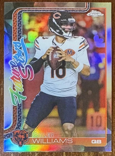 2025 Topps Chrome Caleb Williams Refractor (RAW)