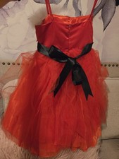 Girls Size 6-7 US 110 Fancy Santa Dress Christmas -