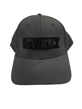 DEWALT Mens Hat 1-Size Charcoal Polyester Mojave CoolPro Water Repelling Finish
