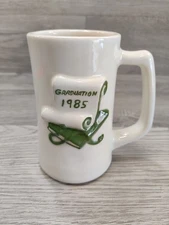 Vintage 1985 Graduation Ceramic Mug Cup