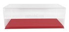 1/12 LUXBOX - VETRINA DISPLAY BOX - BASE IN ECOPELLE ROSSA - SYNTHETIC LBX12001B