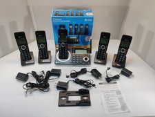 AT T CL83519 5 Handset Cordless Telephone with Smart Call Block, w/ BATTERIES