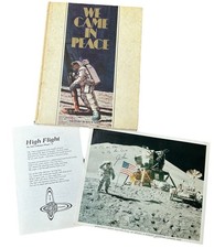 James Irwin Signed NASA Apollo 15 Book & Vintage ephemera items