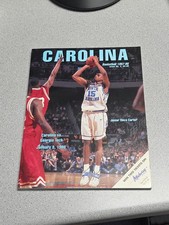 January 8, 1998 UNC Tar Heels Carolina vs Georgia Tech Program Vince Carter