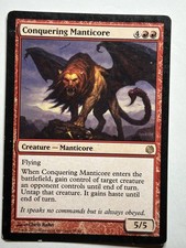 Conquering Manticore Duel Decks: Heroes vs. Monsters 55 MP-LP MTG Card
