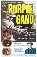 Historic The Purple Gang 1959 Movie Advertising Postcard 1