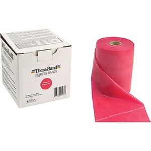 Thera-Band-Red-by-the-FOOT-Medium-Resistance-Free-Shipping-Theraband
