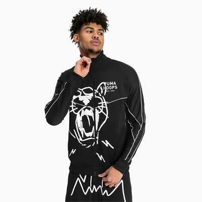 Puma DIDN'T FLINCH 73 JACKET Track Sweat Shirt t7 Graphic Logo top Men sz 2XL NW