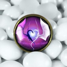 Dragon Wings Heart Fantasy Handmade Adjustable Artisan Ring