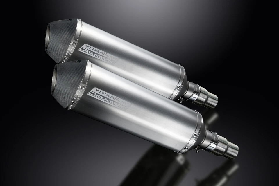 Комплект выхлопного глушителя титановый Triumph Speed Triple R 1050 2012-2016 13,5 дюйма X-Oval - Изображение 2 из 4