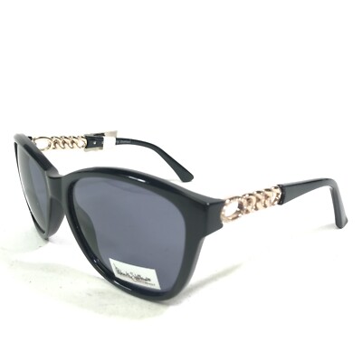 Roberto Steffani Sunglasses RS 161/S COL 90 Black Round Frames with Blue Lenses