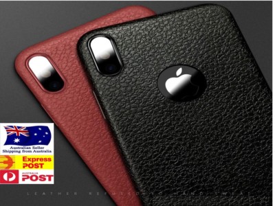 Real Slim Leather Case Slim Back Cover For Apple iPhone X XS Max