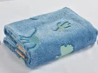 Dinosaur Glow In The Dark Multicolour Blanket Soft Fleece Throw Kids Throw