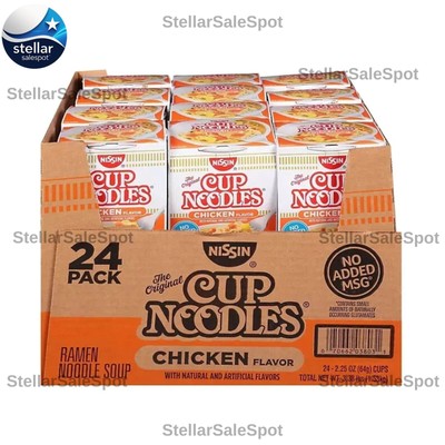 Nissin Cup Noodles, Chicken Flavor 2.25 oz., 24 ct.