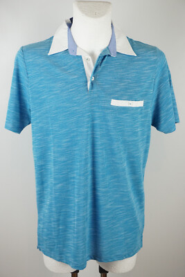 Babista Poloshirt Herren Größe 48 Hellblau Weiß Shirt Oberteil Polo Kurzarm