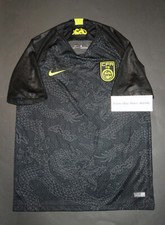 2018-2019 Nike Authentic China CFA Black Dragon Away Soccer Jersey Shirt Kit