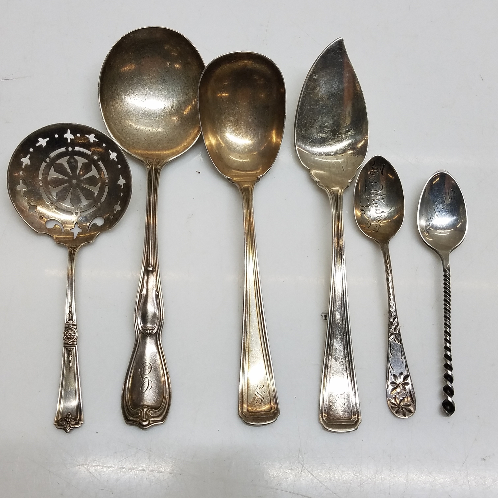 6 Pieces Mixed Sterling Flatware eBay