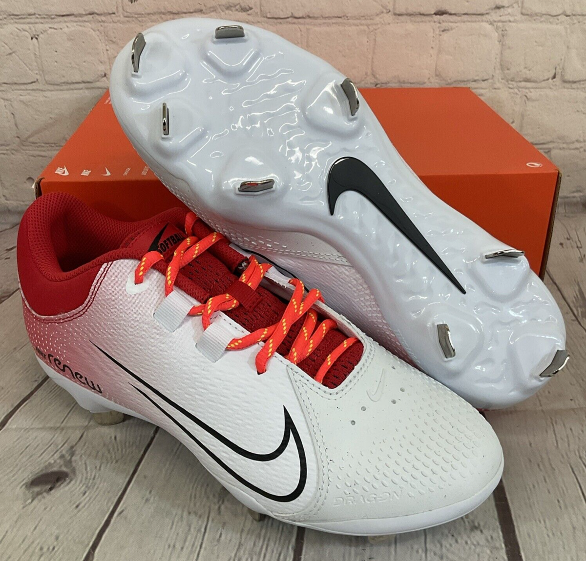 Nike CZ5920 600 Womens Hyperdiamond 4 Pro Softball Cleats  display picture 3
