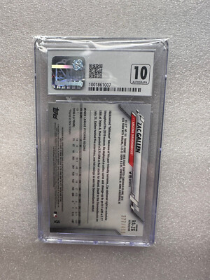 2020 Topps Chrome - Rookie Autographs Zac Gallen #RA-ZG Refractor