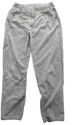 Vtg 80s PCH Pacific Coast Highway Stretch Waist Light Cotton Pleated Pants Retro