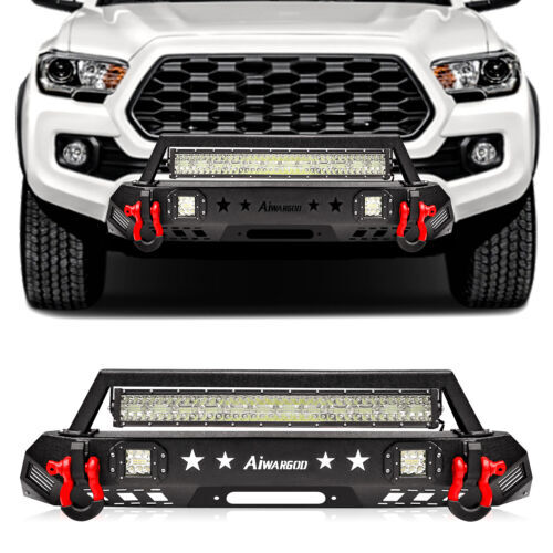Offroad For 1623 Toyota Front or Rear Bumper W/Winch Plate