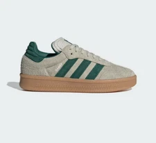 Adidas Samba XLG Putty Grey Collegiate Green Mens JI3197 NEW Multi Sz