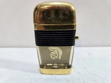 Working Vintage Trojan Spartan Centurion Helmet Scripto Vu Lighter    7129/29