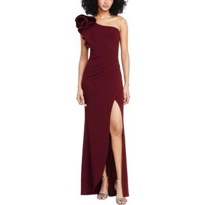 Emerald Sundae Womens Crepe One-Shoulder Evening Dress Gown Juniors BHFO 4606