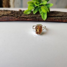 Beautiful Citrine Gemstone Ring 925 Sterling Silver Statement Ring Handmade Ring