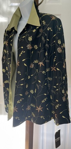 NEW- MSK Women- Size 2X - Evening Wear Jacket- Beaded Embroidered- Apple Green - Picture 7 of 16