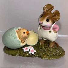 WEE FOREST FOLK  M-193 (1) Welcome Chick,  Mouse&Chick SeeDescription For colors