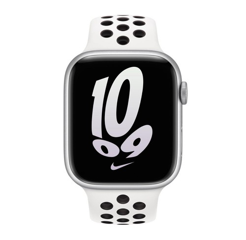 Oryginalny zegarek Apple Watch Nike Sport Band SUMMIT BIAŁY / CZARNY 41mm 40mm 38mm NOWY - Zdjęcie 9 z 10