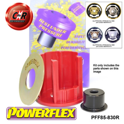 Powerflex Low Motor Mnt Einsatz Groß Diesel für Audi Tt Mk3 Fv / 8S 14on