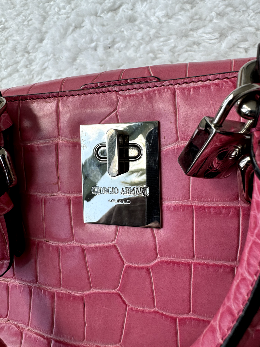 GIORGIO ARMANI Giorgio Armani Crocodile Leather Embossed GIORGIO ARMANI Giorgio Armani Crocodile Leather Embossed
