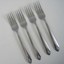 OneidaCraft-Tempo-Design-Stainless-Oneida-Dinner-Fork-Ribbed-1994-Spoon-Lot-of-8