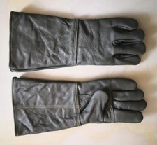 Leather Animal Handling Gloves Dog Cat Bird Reptile Bites Scratch Protect Tool