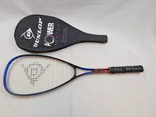 Dunlop Squash Racket PowerMaster Aerodynamic Widebody Oversize 4" Grip w/ case